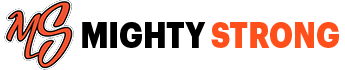 MIGHTY STRONG Logo